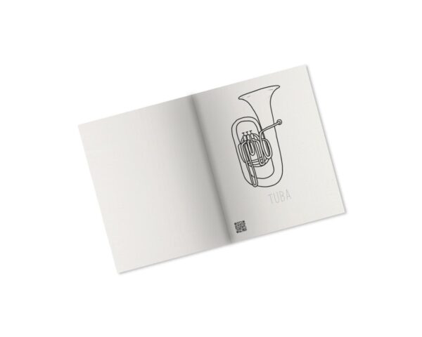 interactive music instruments coloring book