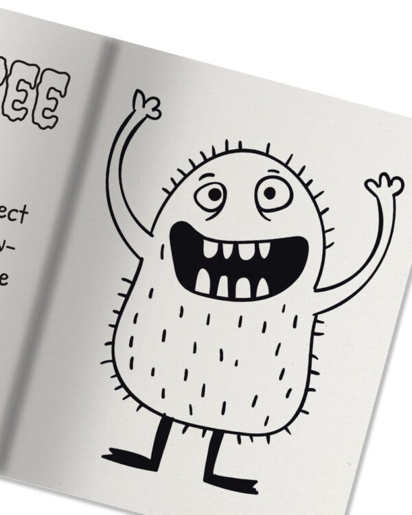 cute monsters coloring book for kids